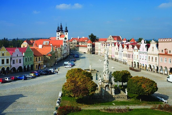 Optional stop at Telc ( UNESCO )